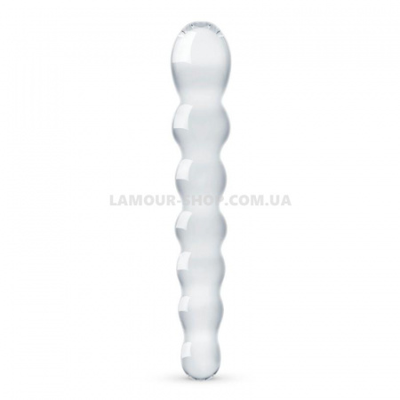 фото Стеклянный дилдо в виде бусин Gildo Glass Dildo No. 19