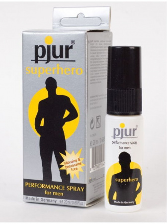 фото Спрей-пролонгатор pjur Superhero Performance Spray 20 мл, всотується в шкіру