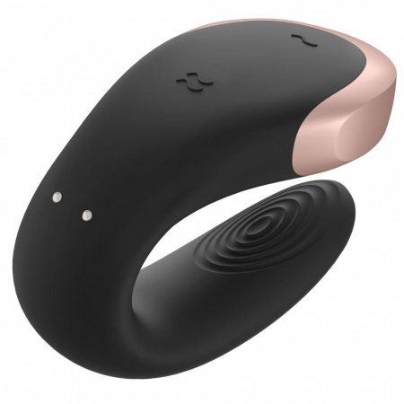 фото Смарт-вібратор для пар Satisfyer Double Love (Black)