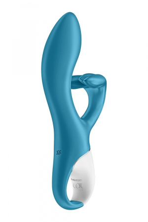 фото Вібратор-кролик із потрійним відростком Satisfyer Embrace me Turquoise