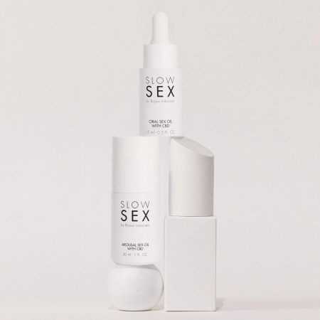 фото Стимулятор клітора Bijoux Indiscrets SLOW SEX Arousal Sex Oil CBD