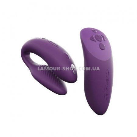 фото Смарт-вібратор для пар We-Vibe Chorus Purple, сенсорне керування 