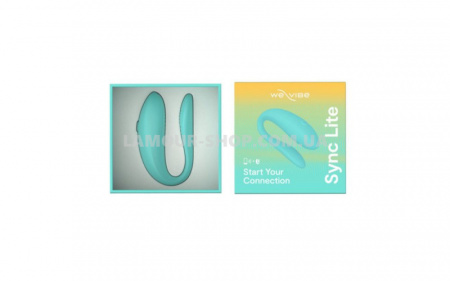 фото Смарт-вібратор для пар We-Vibe Sync Lite Aqua, 10 віброрежимів