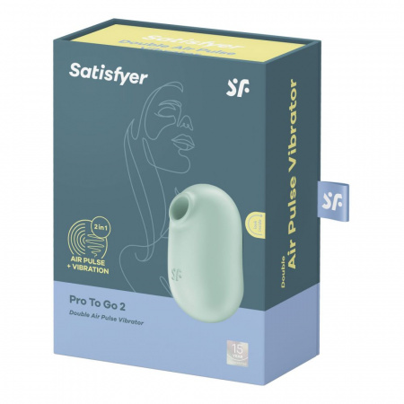 фото Вакуумний стимулятор Satisfyer Pro To Go 2 Mint