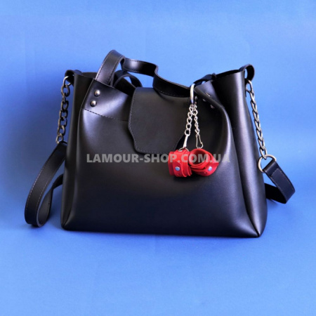 фото Брелок Наручники Червоний