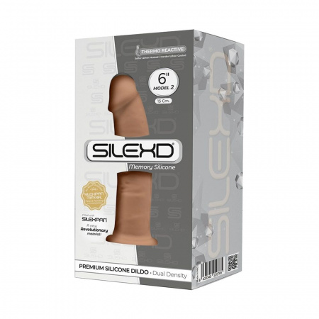фото Фалоімітатор SilexD Robby Caramel (MODEL 2 size 6in), силікон + Silexpan