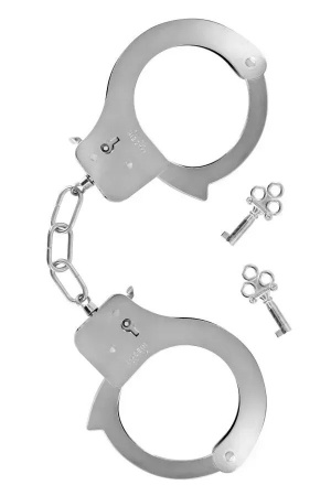 фото Наручники Fetish Tentation Adjustable metal wrist cuffs, 2 ключі