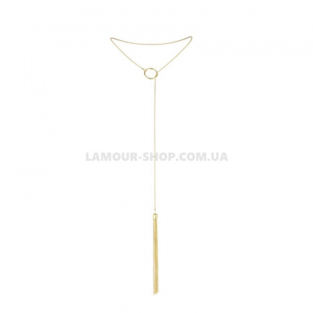 фото Цепочка для тела Bijoux Indiscrets Magnifique Tickler Pendant Chain - Gold