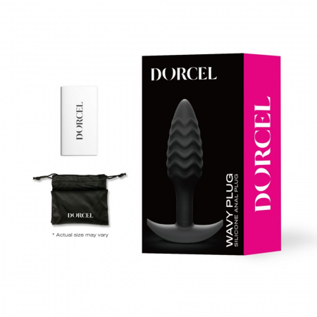 фото Анальна пробка Dorcel WAVY PLUG, діаметр 3 см, силікон