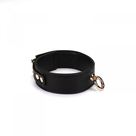 фото Нашийник з повідцем  Liebe Seele Black Organosilicon Collar with Leash