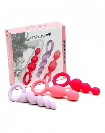 фото Набір анальних пробок Satisfyer Plugs