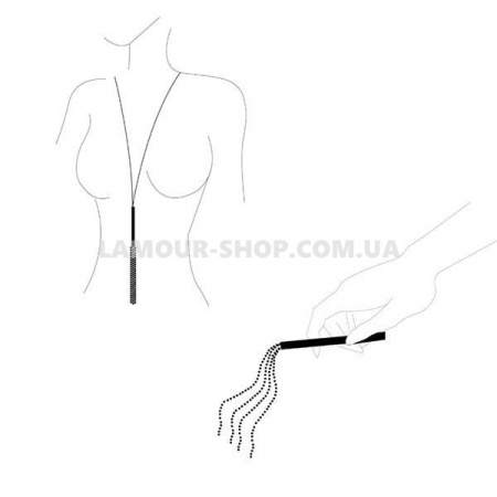 фото Цепочка плеть на шею Bijoux Indiscrets MAGNIFIQUE Necklace Whip - Gold