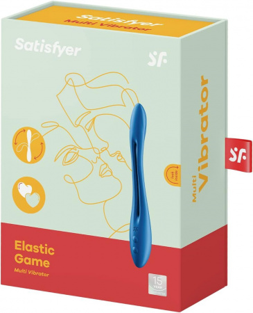 фото Універсальний гнучкий вібратор для пар Satisfyer Elastic Game Dark Blue