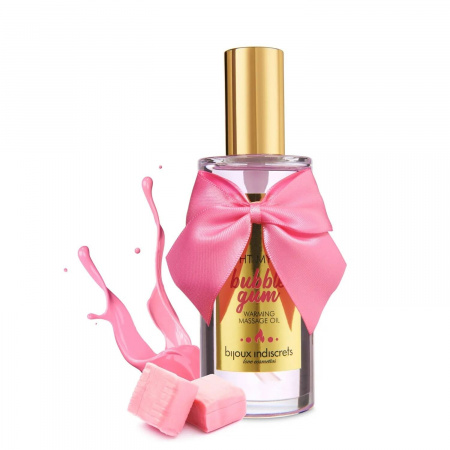 фото Розігрівальна олія Bijoux Indiscrets Light my Fire – Strawberry Bubblegum