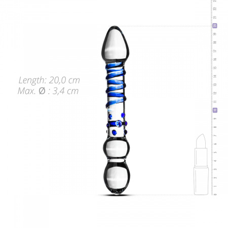 фото Скляний ділдо Gildo Glass Dildo No. 21