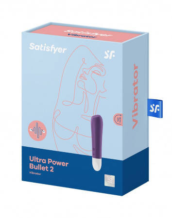 фото Вибропуля перезаряжаемая Ultra Power Bullet 2 Violet