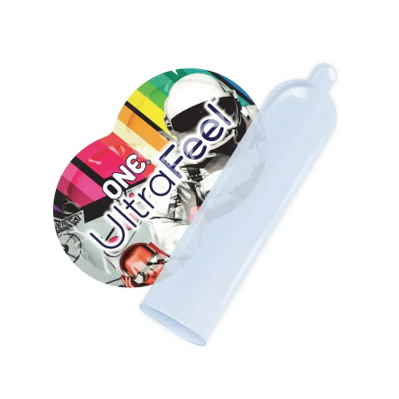 фото Презервативи ONE SX0786 Ultra Feel, ультратонкі, з додатковою змазкою, 10 шт