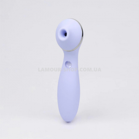 фото Вакуумний вібратор KISTOY Polly Plus Purple з підігрівом