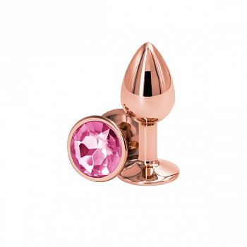 Анальна пробка  NS Novelties Rear Assets - Rose Gold - Small - Pink