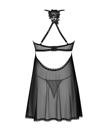 фото Пеньюар та трусики Obsessive Latinesa babydoll & thong XS/S