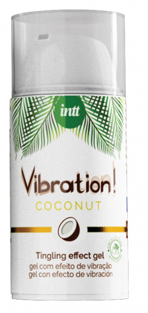 фото Рідкий вібратор Intt Vibration Coconut Vegan (15 мл)