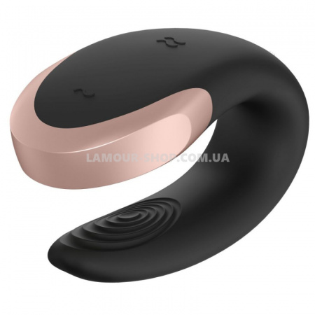 фото Смарт-вібратор для пар Satisfyer Double Love (Black)