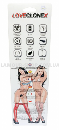 фото Вібратор Boss Series - Eros Loveclonex 8"