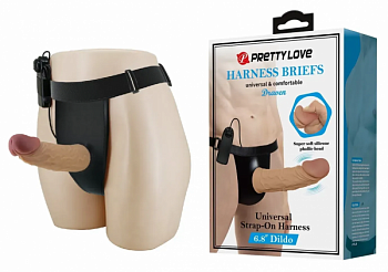 Страпон Pretty Love - HARNESS BRIEFS Draven