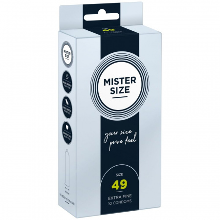 фото Презерватив Mister Size - pure feel - 49  товщина 0,05 мм