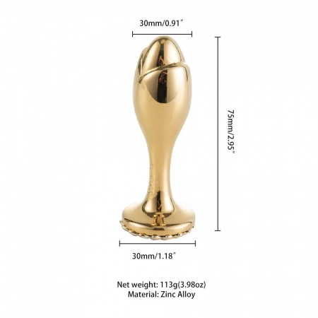 фото Анальна пробка  LOCKINK SEVANDA Pearl Rose-shape Anal Plug