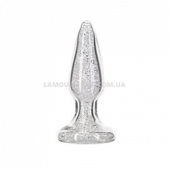 Скляна анальна пробка Pillow Talk – Fancy - Luxurious Glass Anal Plug