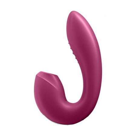 фото Вакуумний смарт вібратор Satisfyer Sunray Berry, 4 положення стовбура