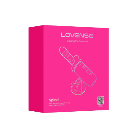 фото Смарт-міні секс-машина Lovense Spinel імітація фрикцій, підігрів, 3 насадки