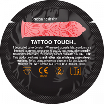 Презерватив Tattoo Touch (текстуровані унікальними ребрами)