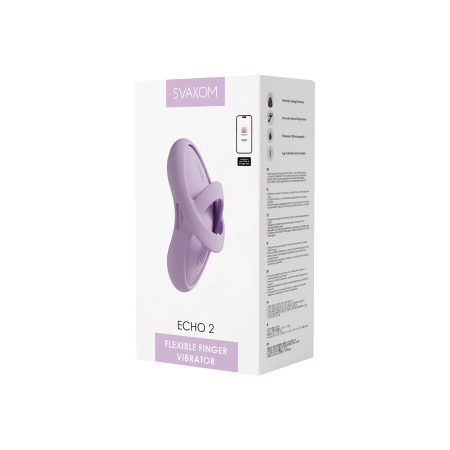 фото Смарт-вібратор для клітора Svakom Echo 2 Pink Lilac