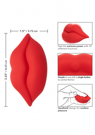 фото Мини вибратор губки Muah Mini Vibrator Red