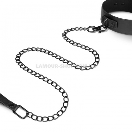 фото Нашийник с повідцем Bedroom Fantasies Collar & Leash