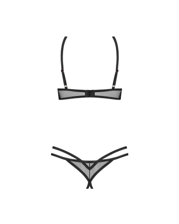 фото Комплект Obsessive Euridia 2-pcs crotchless set M/L
