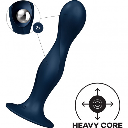 фото Ділдо Satisfyer Double Ball-R Dark Blue