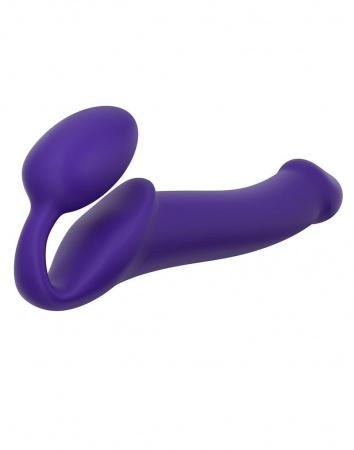 фото Безремневий страпон Strap-On-Me Violet L, повністю регульований, діаметр 3,7см