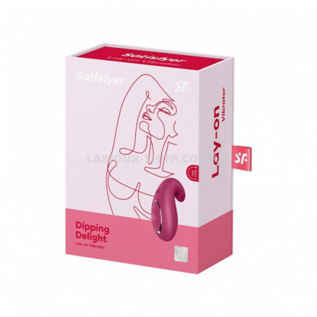 фото Вібратор Satisfyer Dipping Delight Berry