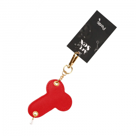 фото Брелок на карабіні для ключів Art of Fhallus, Червоний