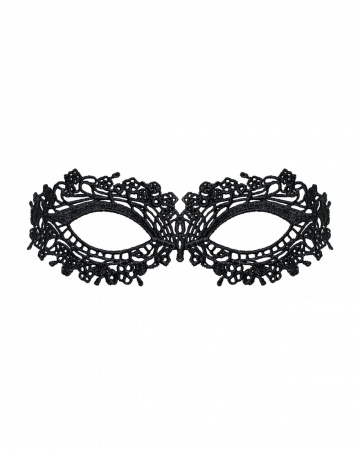 фото Мереживна маска Obsessive A710 mask, єдиний розмір, чорна