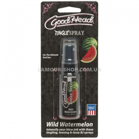 фото Спрей для мінету Doc Johnson GoodHead Tingle Spray - Watermelon (29 мл)