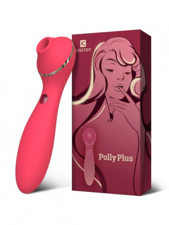 фото Вакуумний вібратор KisToy Polly Plus Red