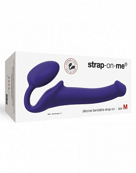 Безремінний страпон Strap-On-Me Violet S, повністю регульований, діаметр 2,7 см