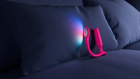 фото Анальна смарт-вібропробка Lovense Lush Anal, дуже потужна, LED-підсвічування