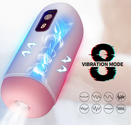фото Мастурбатор FOX - USB Rechargeable, 8 vibration functions, 