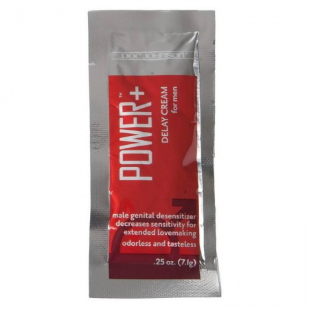 фото Потужний пролонгатор Doc Johnson Power+ Delay Cream For Men (7 мл)