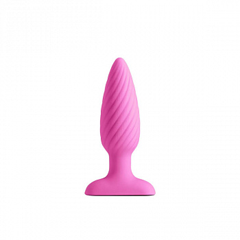 Анальна пробка з вібрацією NS Novelties INYA - Swirl - Pink